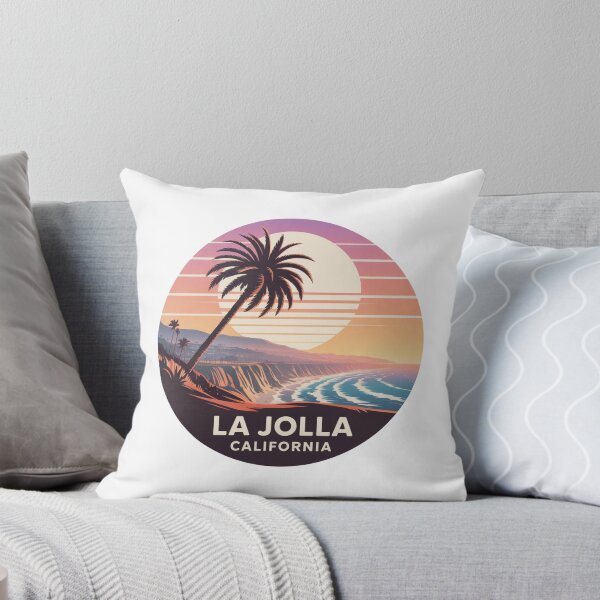 Item preview, La Jolla California: Vibrant Multicolor Palm Sunset designed and sold by CircinusStore.