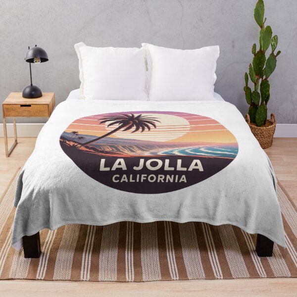 Item preview, La Jolla California: Vibrant Multicolor Palm Sunset designed and sold by CircinusStore.