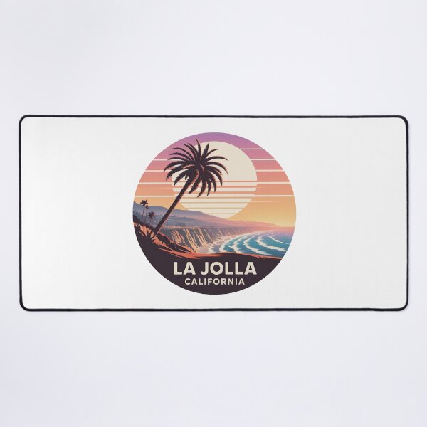 Item preview, La Jolla California: Vibrant Multicolor Palm Sunset designed and sold by CircinusStore.