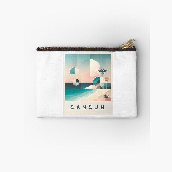 Item preview, Cancun Mexico Travel Poster - Abstract Tropical Island Beach Art designed and sold by OzzFrequency.