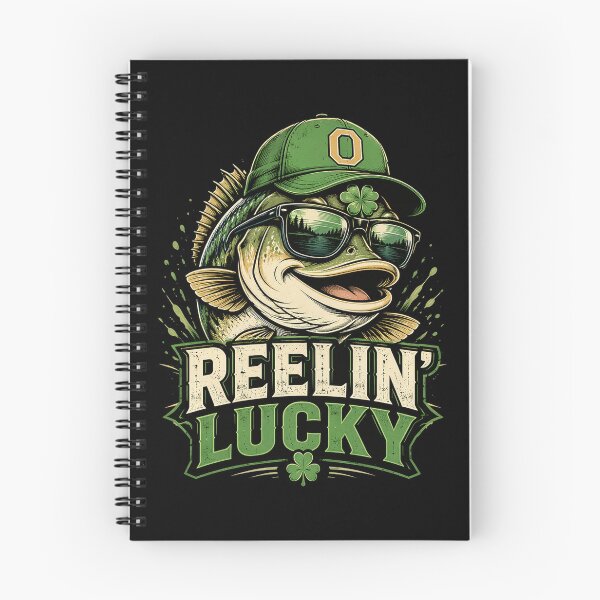 Item preview, Reelin' Lucky Funny Fishing St Patrick's Day designed and sold by OlakunleOloroz.