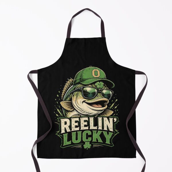 Item preview, Reelin' Lucky Funny Fishing St Patrick's Day designed and sold by OlakunleOloroz.