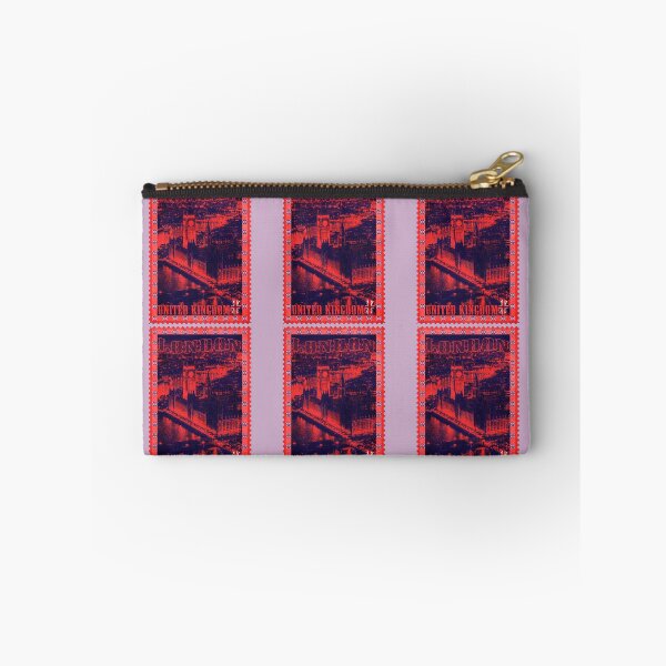 Item preview, London Vintage Postage Stamp | United Kingdom Travel Stamp Art | Westminster Parliament Thames Retro Poster designed and sold by Youngkev-arts.