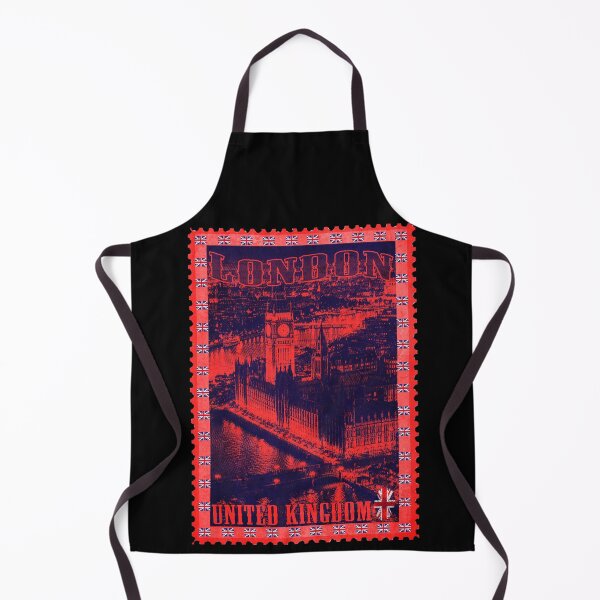Item preview, London Vintage Postage Stamp | United Kingdom Travel Stamp Art | Westminster Parliament Thames Retro Poster designed and sold by Youngkev-arts.