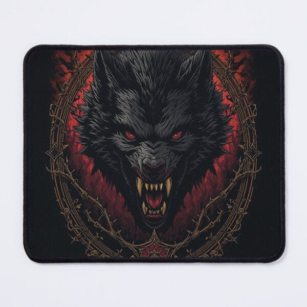 Item preview, Werewolf Epic Dark Halloween Shirt | Gothic Beast Illustration designed and sold by SunnyDesign82.