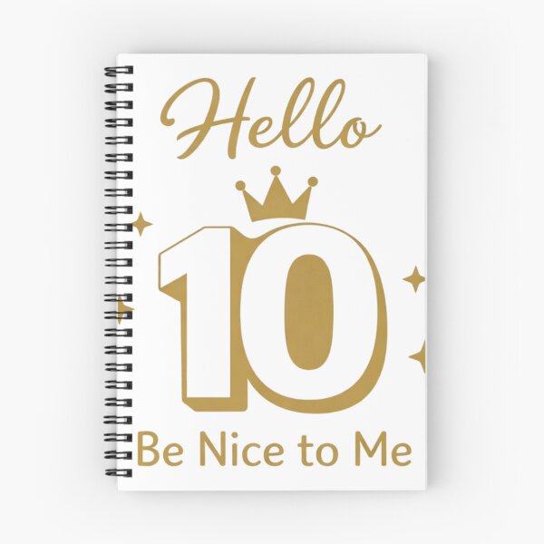 Item preview, Hello 10 Be Nice to Me | Cute 6th Birthday Party Graphic T-Shirt designed and sold by rushaib.