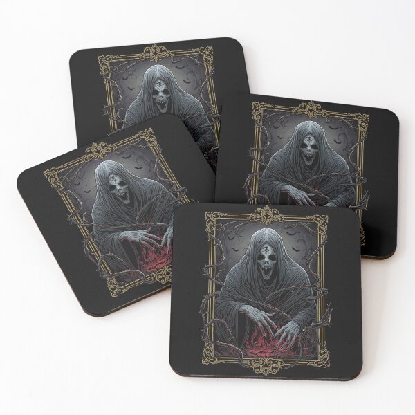 Item preview, Phantom Reaper Epic Dark Halloween Shirt | Gothic Ghost Illustration designed and sold by SunnyDesign82.