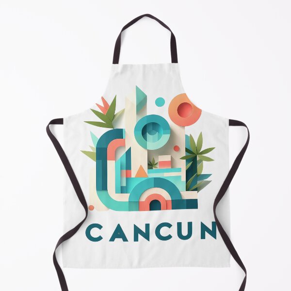 Item preview, Copy of Cancun Mexico Travel Poster - Abstract Tropical Island Beach Art designed and sold by OzzFrequency.