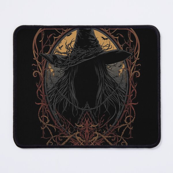 Item preview, Witch Silhouette Epic Dark Halloween Shirt | Gothic Moon Illustration designed and sold by SunnyDesign82.