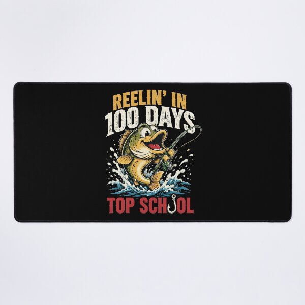 Item preview, Reelin’ in 100 Days of School Camo Bass Fishing Teacher designed and sold by OlakunleOloroz.