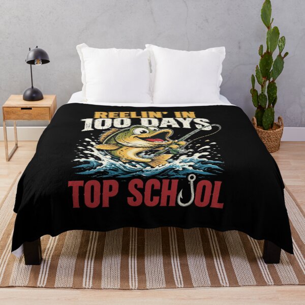 Item preview, Reelin’ in 100 Days of School Camo Bass Fishing Teacher designed and sold by OlakunleOloroz.