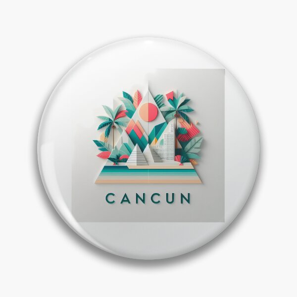 Item preview, Cancun Mexico Travel Poster - Abstract Tropical Island Beach Art designed and sold by OzzFrequency.