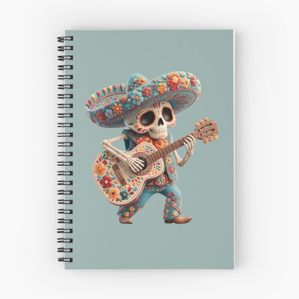 Item preview, Dia de Muertos Mariachi Skeleton | Mexican Folk Art Guitar designed and sold by MythicMood.