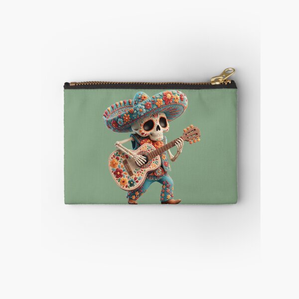Item preview, Dia de Muertos Mariachi Skeleton | Mexican Folk Art Guitar designed and sold by MythicMood.