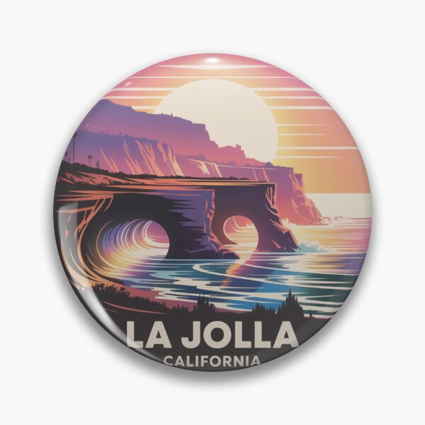 Item preview, La Jolla California: Sea Cave Sunset designed and sold by CircinusStore.