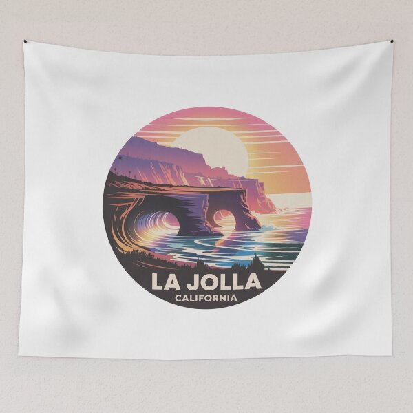 Item preview, La Jolla California: Sea Cave Sunset designed and sold by CircinusStore.