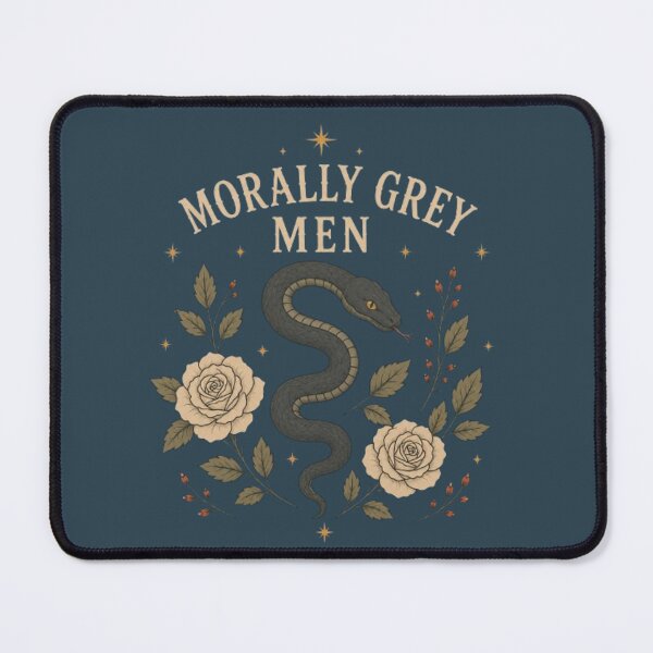 Item preview, Morally Grey Men Fan Club – Fantasy Reader Gothic Aesthetic Design designed and sold by Moonwoven Studio.