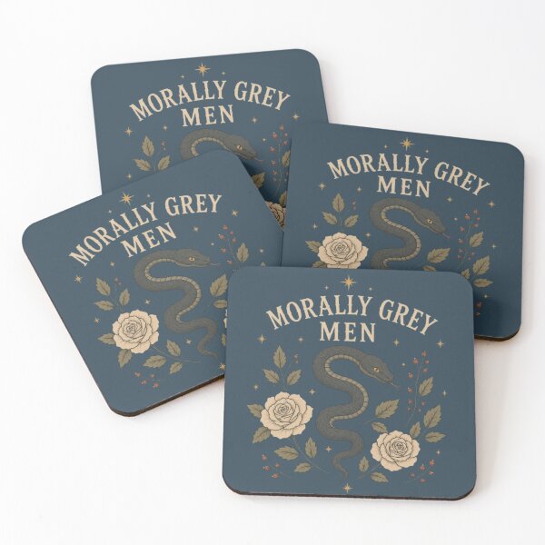 Item preview, Morally Grey Men Fan Club – Fantasy Reader Gothic Aesthetic Design designed and sold by Moonwoven Studio.