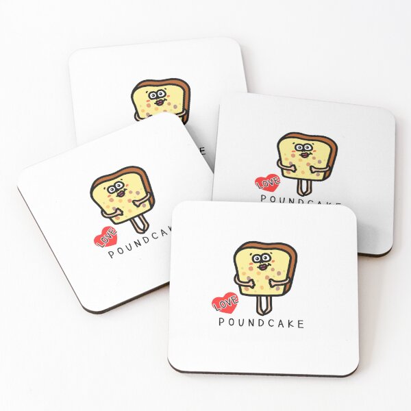 Item preview, Cute I LOVE POUNDCAKE designed and sold by kanaehonkawa.