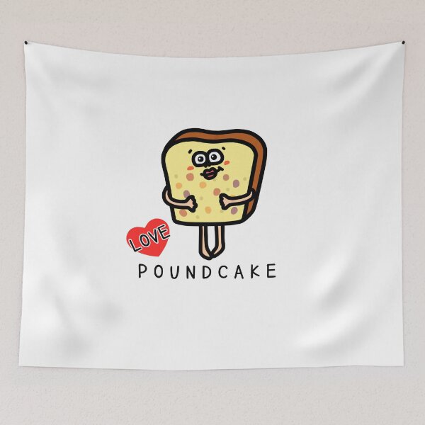 Item preview, Cute I LOVE POUNDCAKE designed and sold by kanaehonkawa.