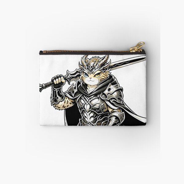 Item preview, Shadow Paladin Felis Nigripes - Epic Fantasy Warrior Cat designed and sold by ABYSSLAB.