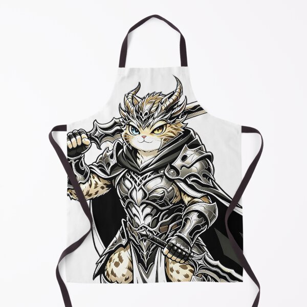 Item preview, Shadow Paladin Felis Nigripes - Epic Fantasy Warrior Cat designed and sold by ABYSSLAB.