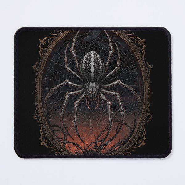 Item preview, Spider Web Epic Dark Halloween Shirt | Gothic Arachnid Illustration designed and sold by SunnyDesign82.