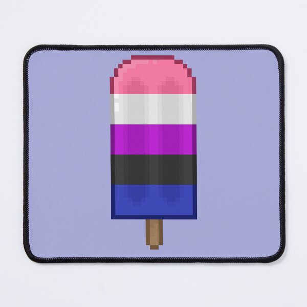 Item preview, Pixelart Genderfluid Pride Icepop designed and sold by Lilac-Cat.