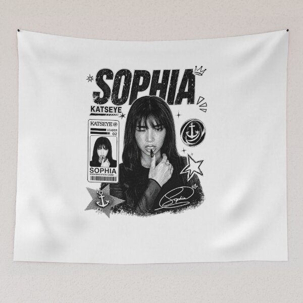 Item preview, Sophia Katseye Shirt, Retro Katseye Graphic Tee, Black White Kpop Girl Group T-Shirt, Eyekon Fan Gift Top, Comfort Colors Shirt designed and sold by BerryHand.