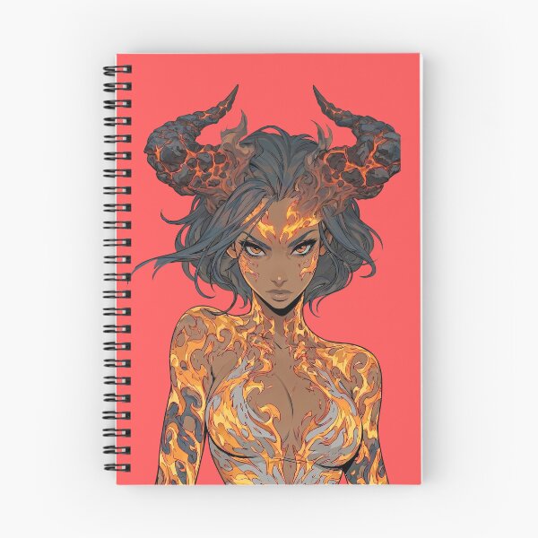 Item preview, Molten Horn Fire Goddess designed and sold by MythicMood.