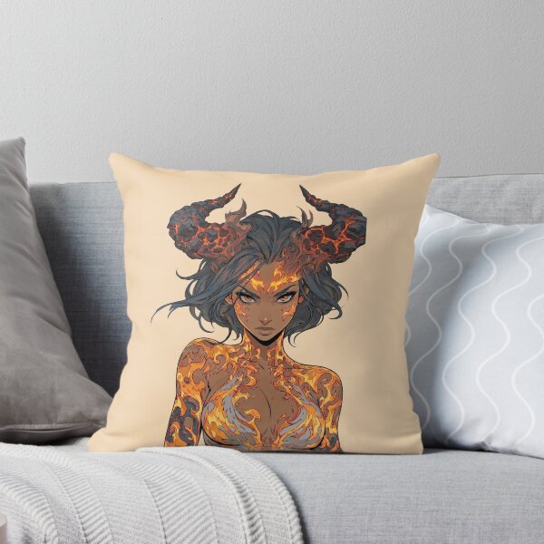 Item preview, Molten Horn Fire Goddess designed and sold by MythicMood.