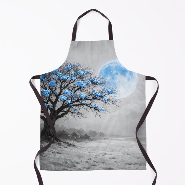 Item preview, Moonlit Blossom Tree Landscape Wall Art designed and sold by Black Signal.