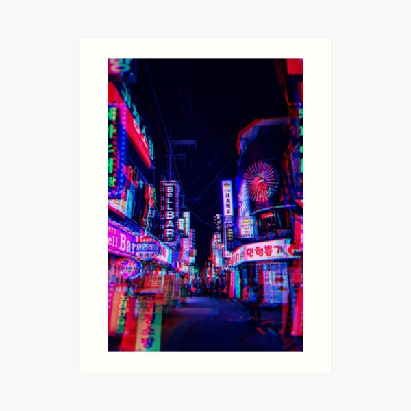 lsd nights Art Print