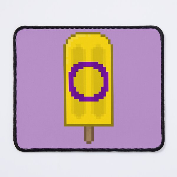 Item preview, Pixelart Intersex Pride Icepop designed and sold by Lilac-Cat.