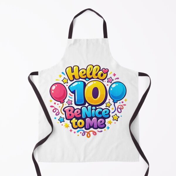 Item preview, Hello 10 Be Nice to Me | Cute 6th Birthday Party Graphic T-Shirt designed and sold by rushaib.