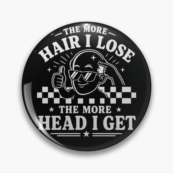 Item preview, The More Hair I Lose The More Head I Get Shirt, Funny Bald Guy Shirt, Bald Humor Tee, Adult Joke TShirt, Funny Hair Loss designed and sold by THREE LITTLE BEANS.