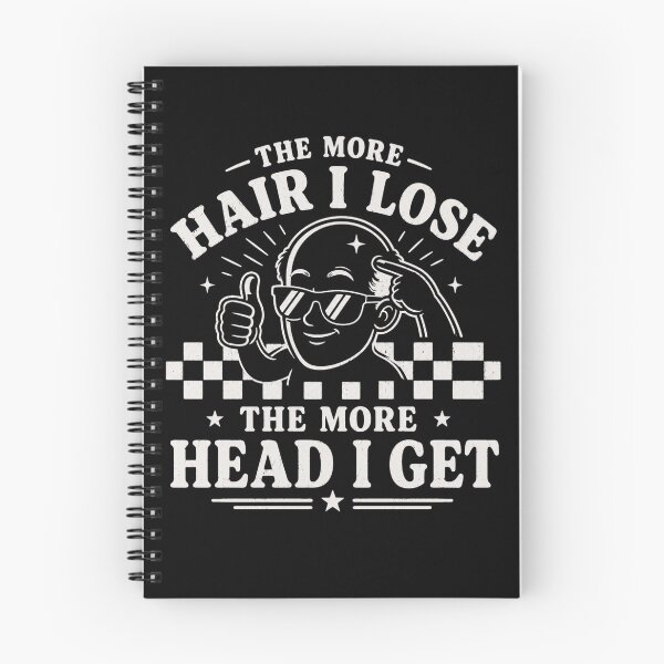 Item preview, The More Hair I Lose The More Head I Get Shirt, Funny Bald Guy Shirt, Bald Humor Tee, Adult Joke TShirt, Funny Hair Loss designed and sold by THREE LITTLE BEANS.