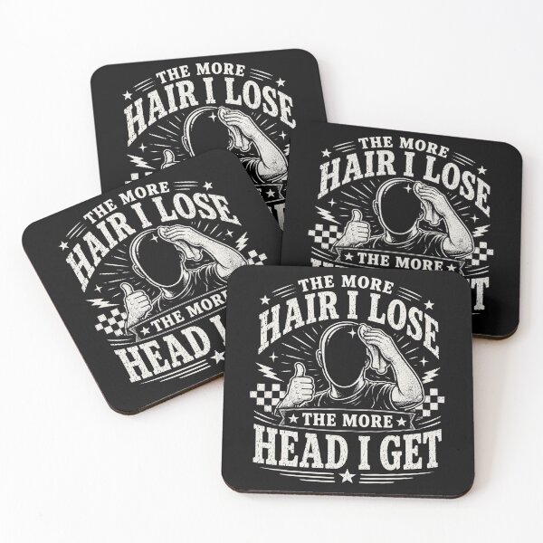 Item preview, The More Hair I Lose The More Head I Get Shirt, Funny Bald Guy Shirt, Bald Humor Tee, Adult Joke TShirt, Funny Hair Loss designed and sold by THREE LITTLE BEANS.