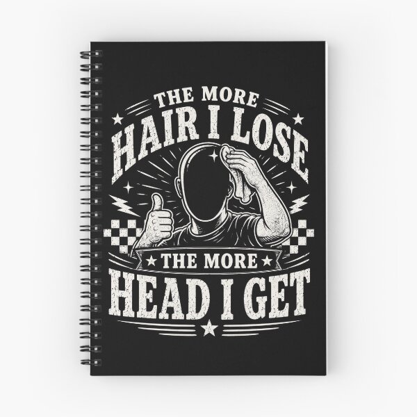 Item preview, The More Hair I Lose The More Head I Get Shirt, Funny Bald Guy Shirt, Bald Humor Tee, Adult Joke TShirt, Funny Hair Loss designed and sold by THREE LITTLE BEANS.