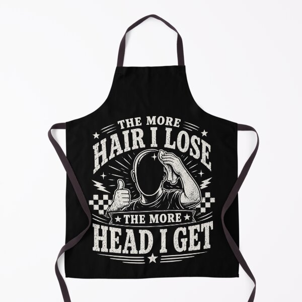Item preview, The More Hair I Lose The More Head I Get Shirt, Funny Bald Guy Shirt, Bald Humor Tee, Adult Joke TShirt, Funny Hair Loss designed and sold by THREE LITTLE BEANS.