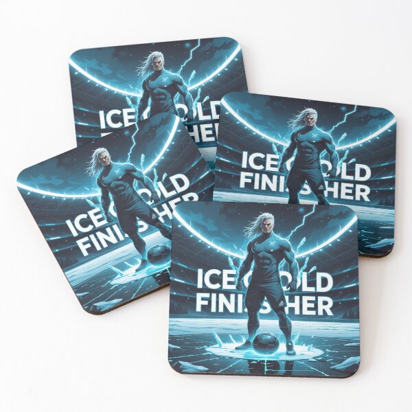 Aperçu de l'œuvre Coup de grâce glacial | Typographie football nordique | Vêtements streetwear de football d'inspiration viking | Mode Ctrlr Sports créée et vendue par Ctrlr.