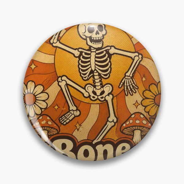 Item preview, Retro 70s Skeleton Halloween Shirt | Groovy Vintage Illustration designed and sold by SunnyDesign82.