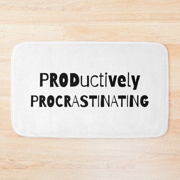 Item preview, Productively Procrastinating Text Graphic designed and sold by Snedsdigital.