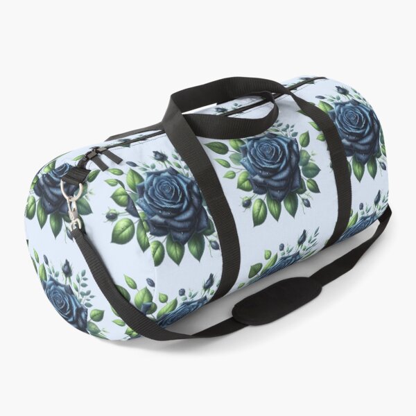 Item preview, Dark Blue Rose with Water Drops Floral Illustration designed and sold by SweetLilith.