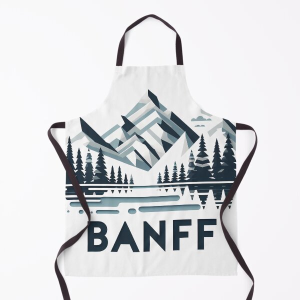 Item preview, Copy of Copy of Banff Canada Travel Poster - Abstract Rocky Mountains Landscape Art designed and sold by OzzFrequency.