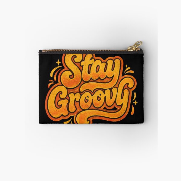 Item preview, Stay Groovy Retro Typography Shirt, 70s Vintage Aesthetic Tee, Hippie Positive Vibes Graphic, Funky Groovy Quote T-Shirt designed and sold by hyper retro.