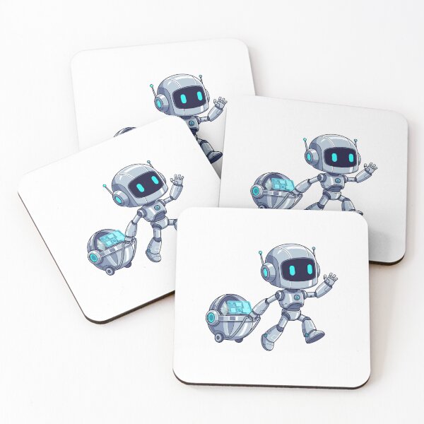Aperçu de l'œuvre Cartoon NFT Astro Bot créée et vendue par Crypto-NFT22.