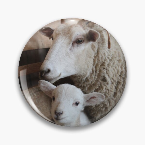 Item preview, ewe and her lamb designed and sold by cathygwen.