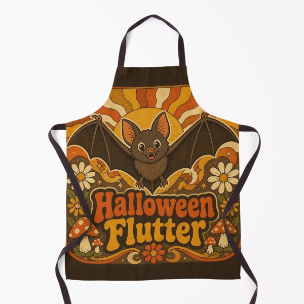 Item preview, Retro 70s Bat Halloween Shirt | Groovy Vintage Illustration designed and sold by SunnyDesign82.