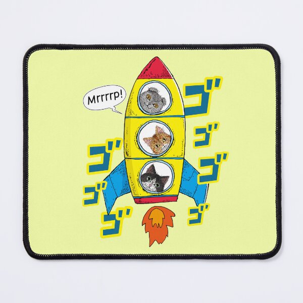 Item preview, COSMIC MEOW #02: Rocket Trio - Manga style designed and sold by Neco Utyuu!.